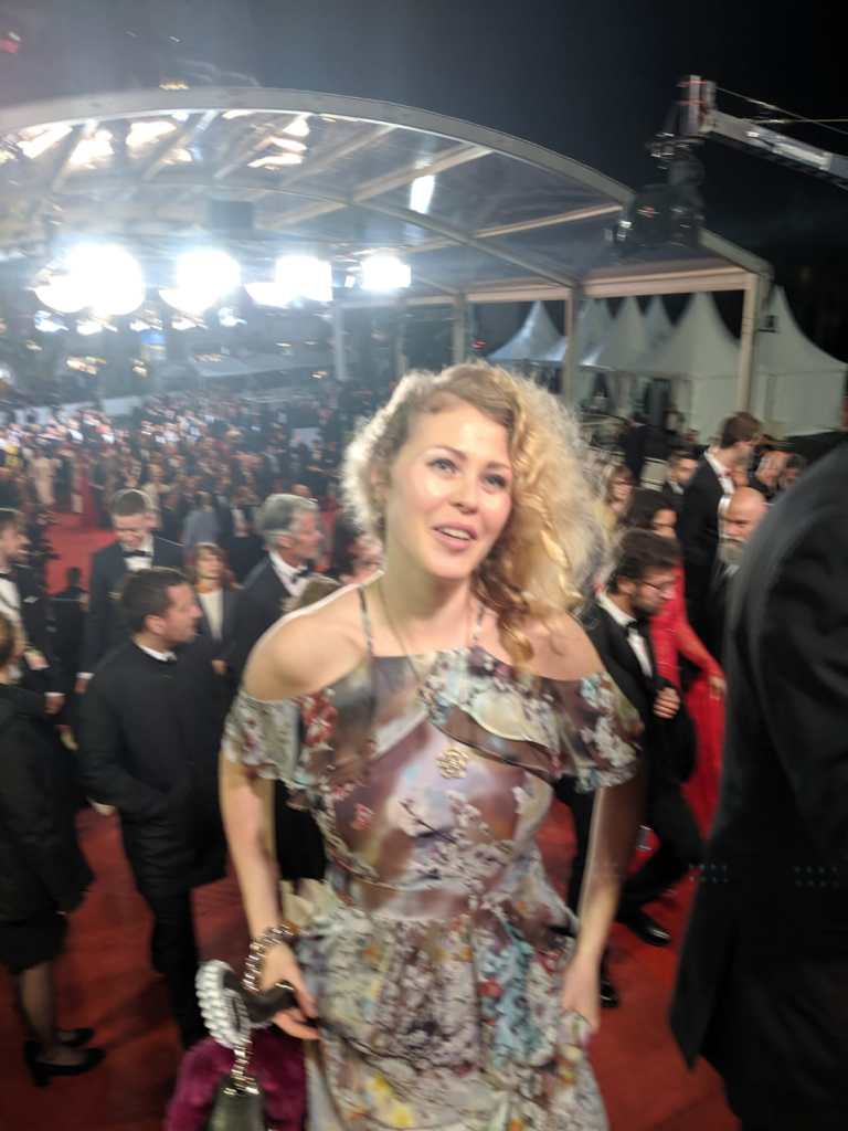 Kristina Moskalenko at the Diego Maradona premiere in Cannes, 2019