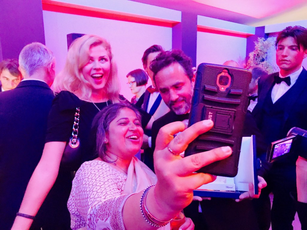 Erik Hemmendorff with the Palme d'Or at the 2017 Cannes Film Festival