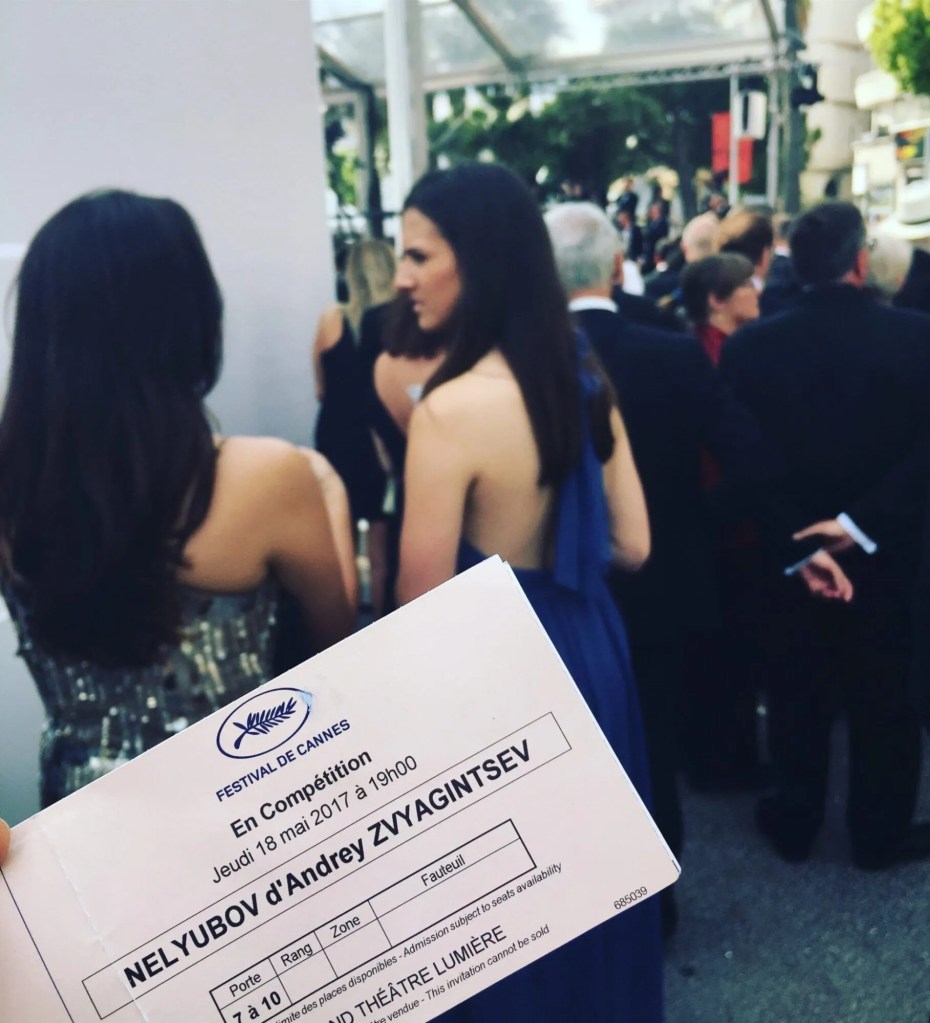 Loveless Red Carpet Ticket at the 2016 Cannes Film Festival