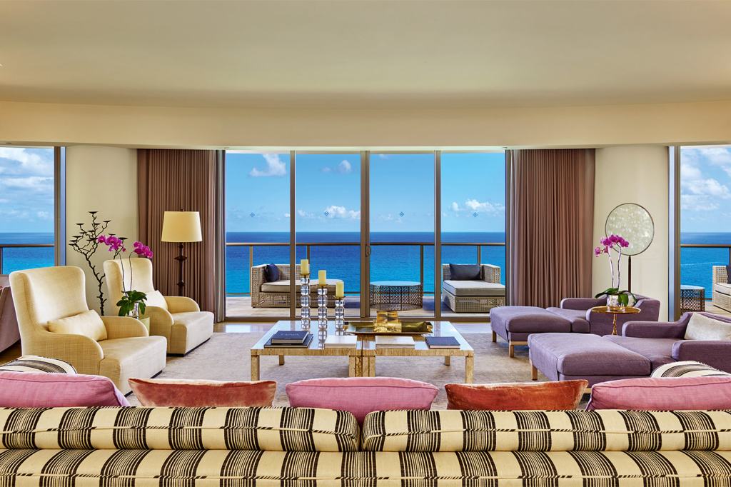 Oceanfront Grandeur: St. Regis Bal Harbour’s Spacious Suites with Atlantic Views