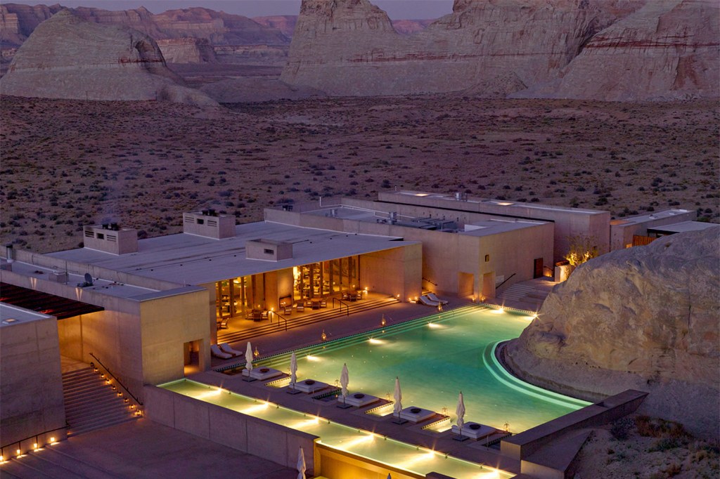 Aman properties include Amangiri, located in the remote canyons of the American Southwest