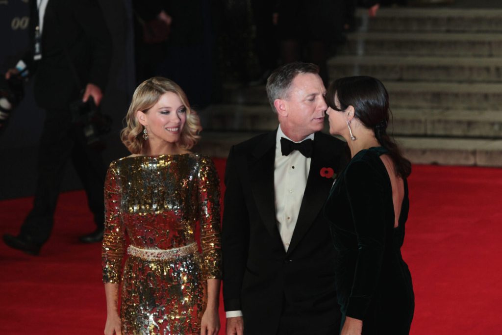 Léa Seydoux, Daniel Craig, Monica Bellucci