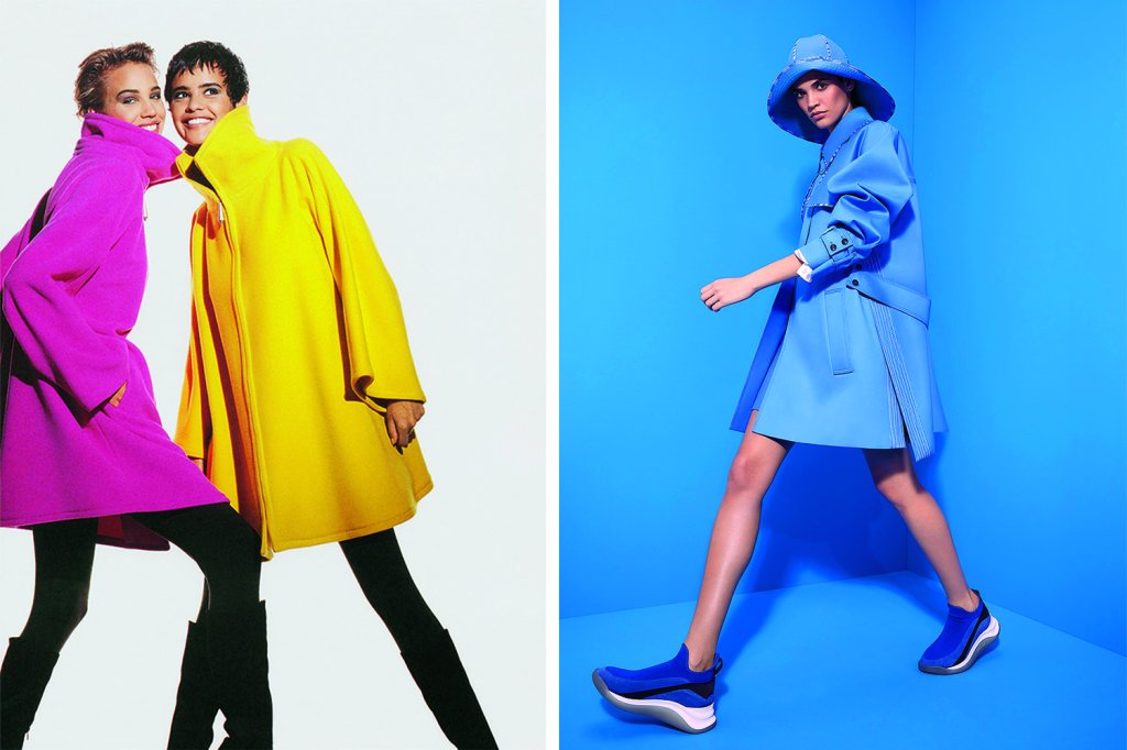 Sportmax Campaign Fall-Winter 1991 (Left) and Fall-Winter 2019 Capsule Collection (Right)