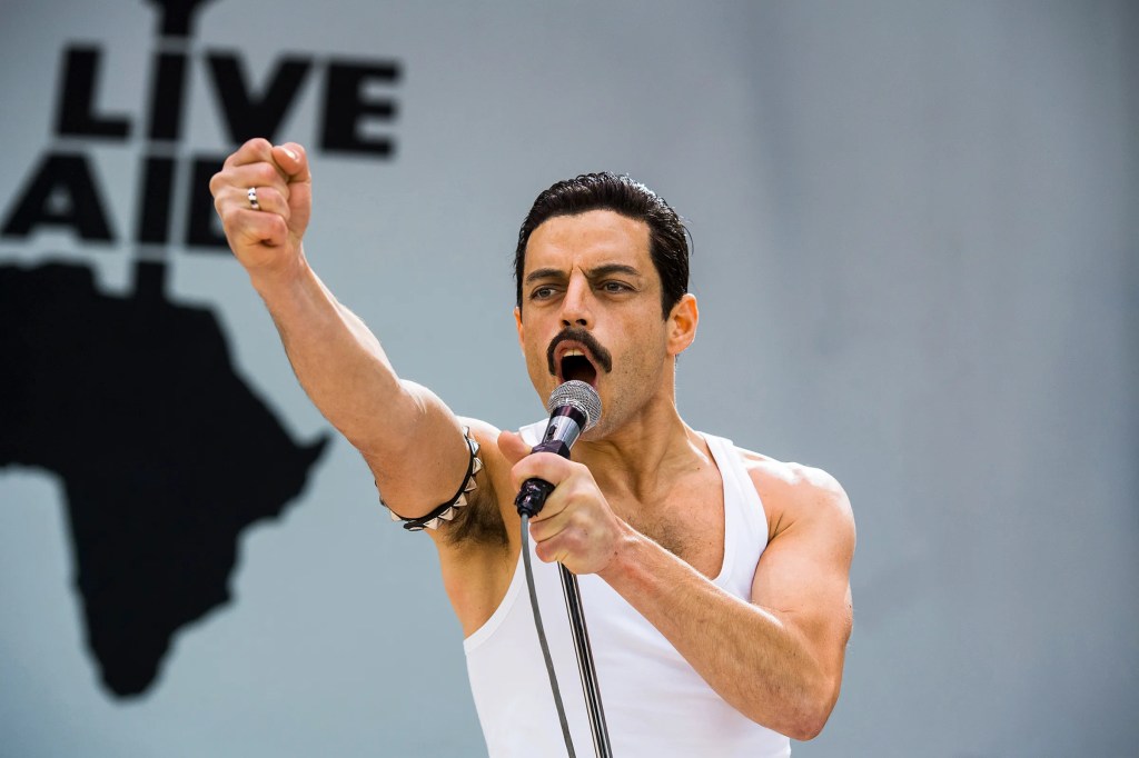 Rami Malek plays Freddie Mercury in Bohemian Rhapsody. Nick Delaney/20th Century Fox